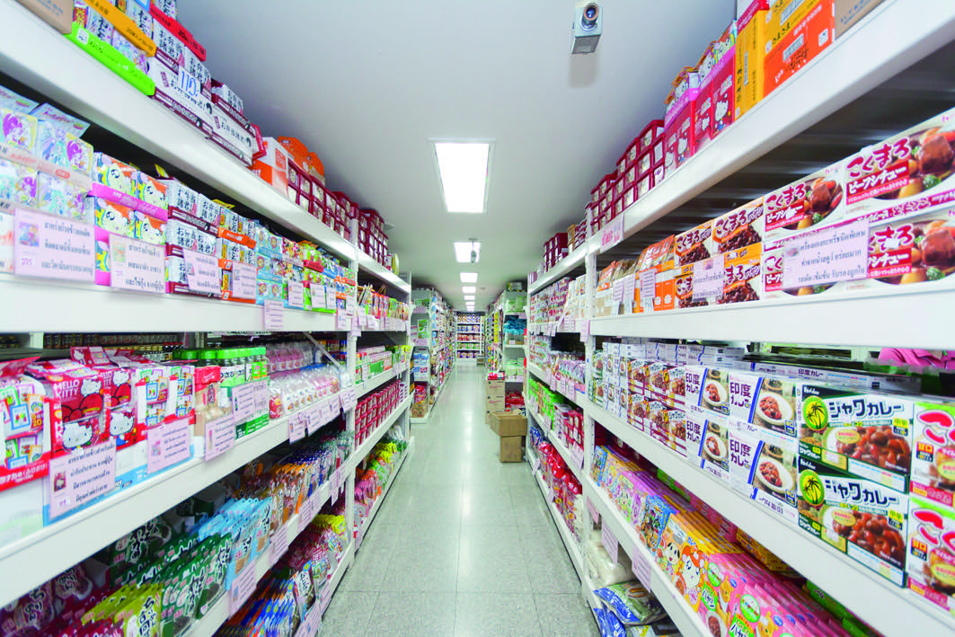日本の食品売り場 日本の食品売り場