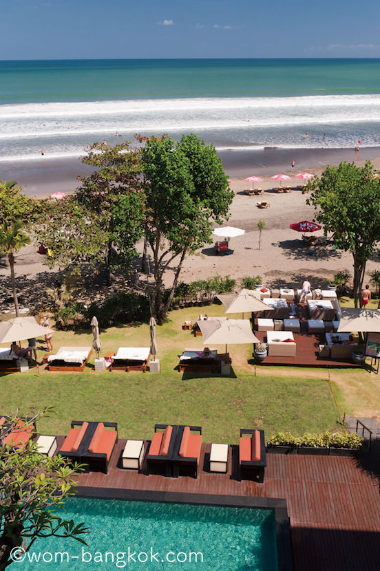 7.ホテル上階からのビュー。海はすぐそこ ANANTARA SEMINYAK BALI RESORT & SPA