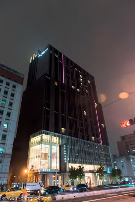 1.このエリアでひときわ目立つ洗練されたデザインのオークラ The Okura Prestige Taipei