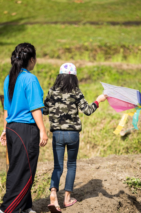 子供に人気の凧揚げ