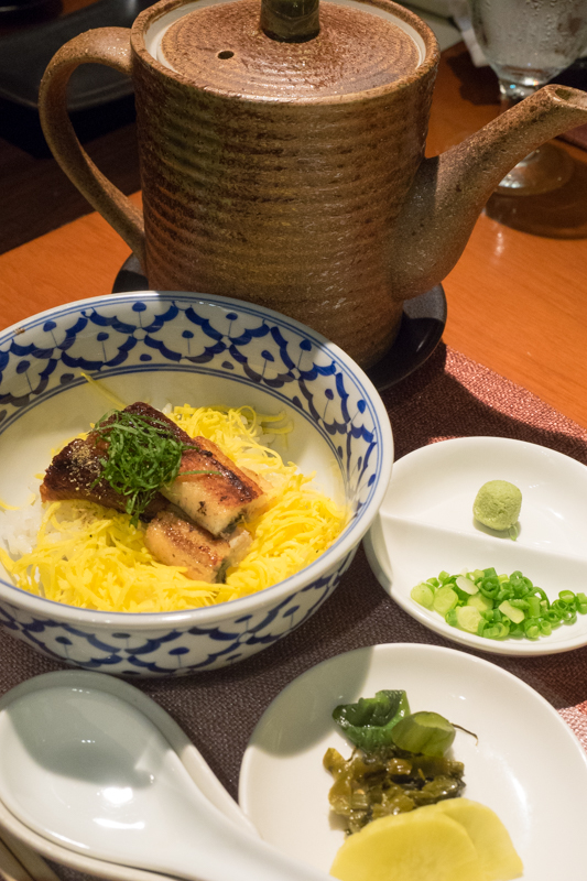 イベントで披露された鰻茶漬け